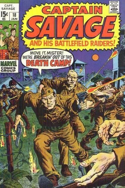 Captain Savage and his Battlefield Raiders #18 comic cover