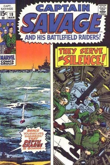 Captain Savage and his Battlefield Raiders #19 comic cover