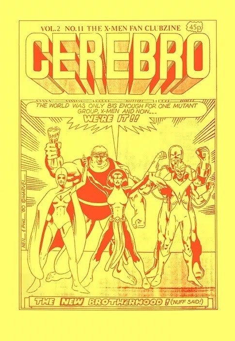 Cerebro #11 comic cover