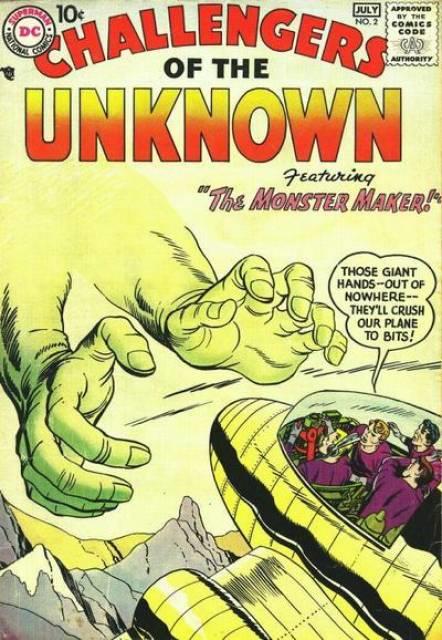Challengers of the Unknown #2 comic cover