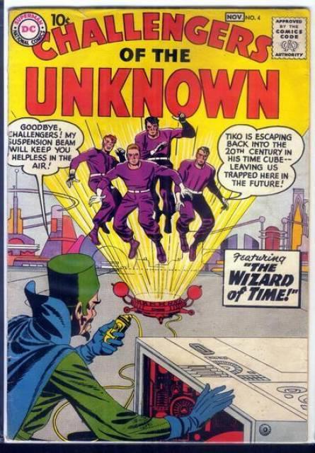 Challengers of the Unknown #4 comic cover