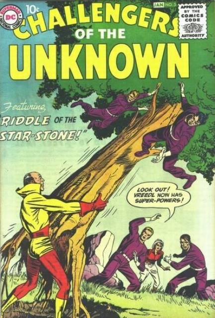 Challengers of the Unknown #5 comic cover