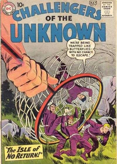 Challengers of the Unknown #7 comic cover