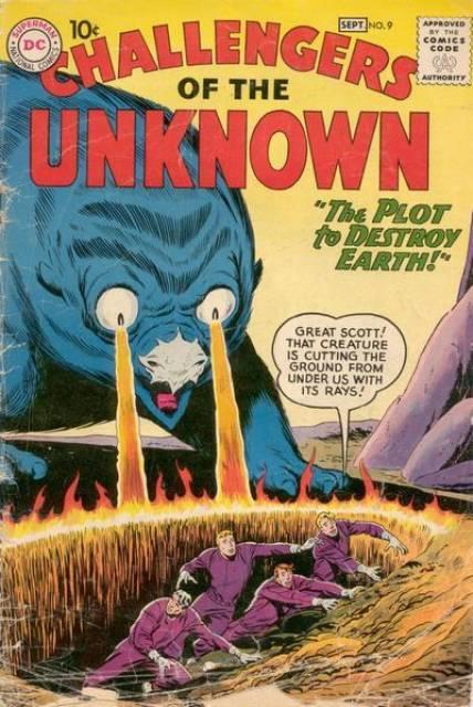 Challengers of the Unknown #9 comic cover