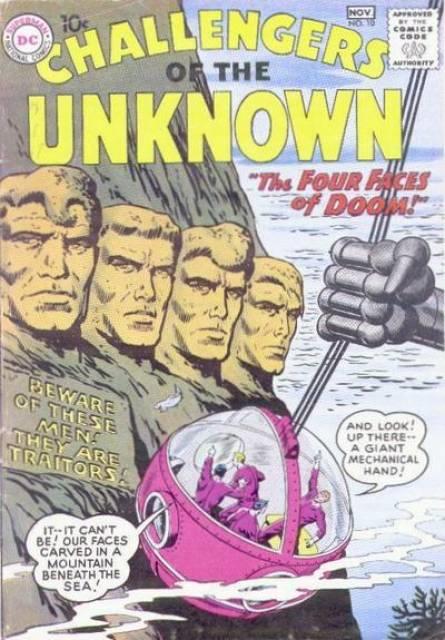 Challengers of the Unknown #10 comic cover