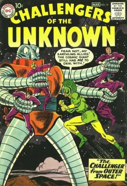 Challengers of the Unknown #12 comic cover