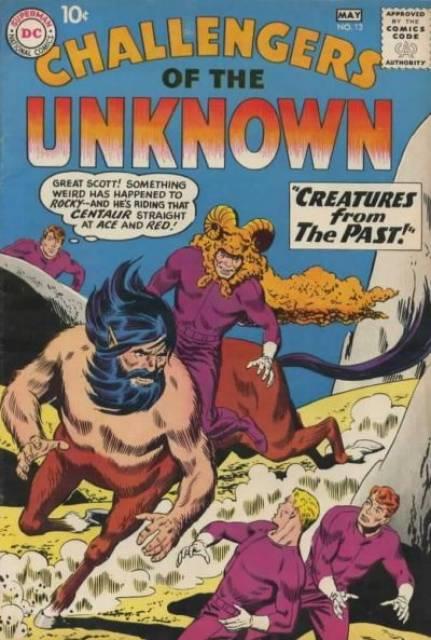Challengers of the Unknown #13 comic cover