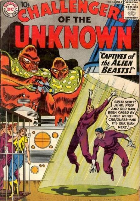Challengers of the Unknown #14 comic cover