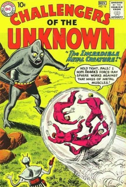 Challengers of the Unknown #16 comic cover