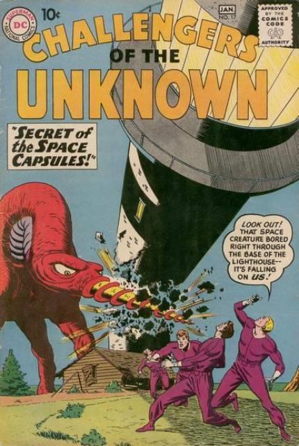 Challengers of the Unknown #17 comic cover