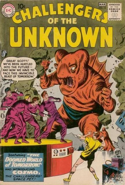 Challengers of the Unknown #18 comic cover