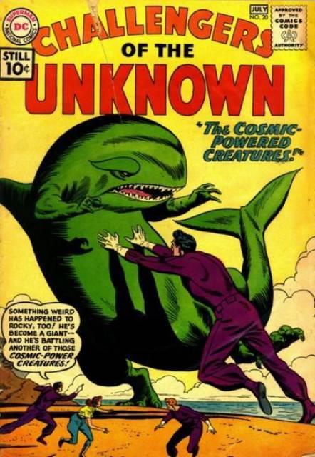 Challengers of the Unknown #20 comic cover