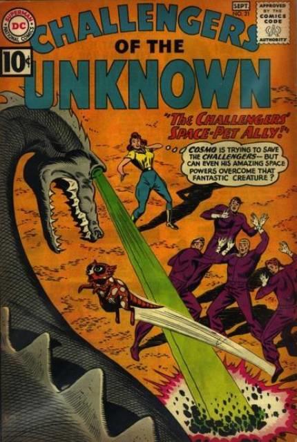 Challengers of the Unknown #21 comic cover