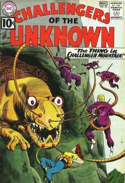 Challengers of the Unknown #22 comic cover