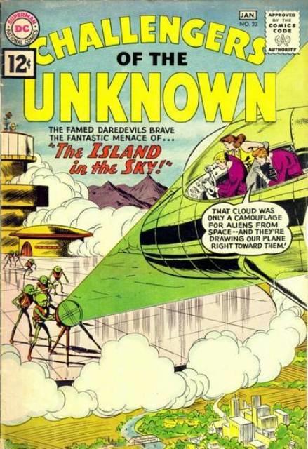 Challengers of the Unknown #23 comic cover