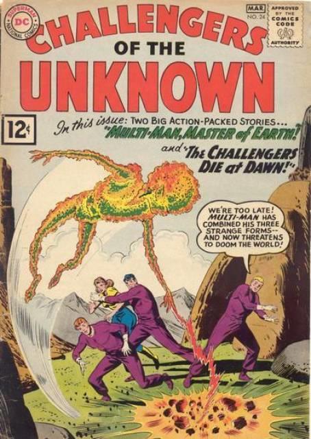 Challengers of the Unknown #24 comic cover