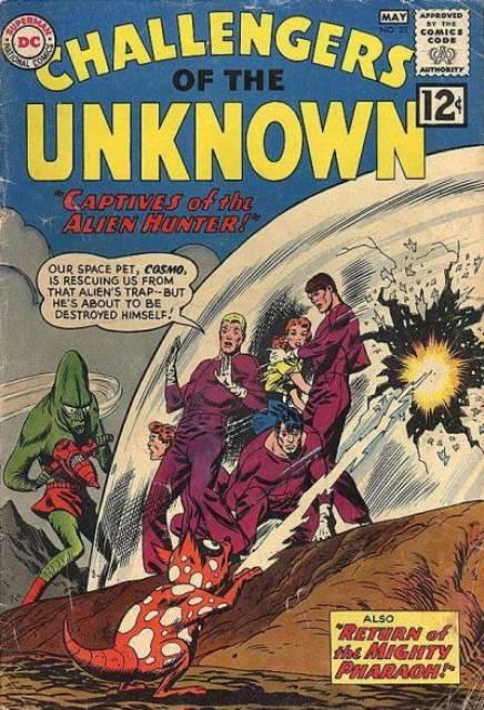 Challengers of the Unknown #25 comic cover