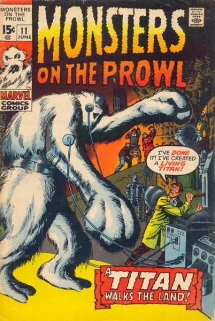 Monsters on the Prowl #11 comic cover