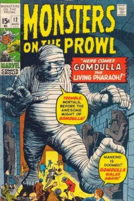 Monsters on the Prowl #12 comic cover