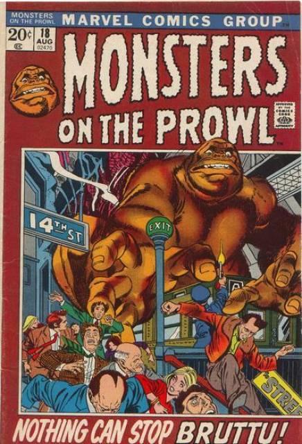 Monsters on the Prowl #18 comic cover