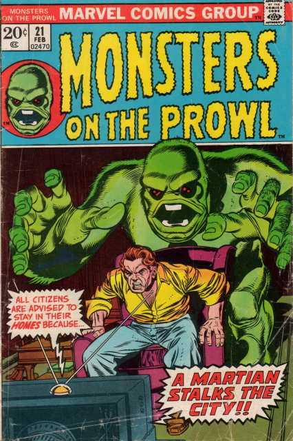 Monsters on the Prowl #21 comic cover