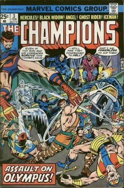 Champions #3 comic cover