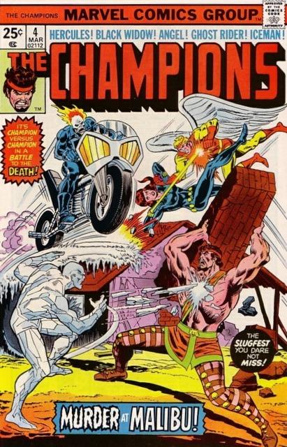 Champions #4 comic cover