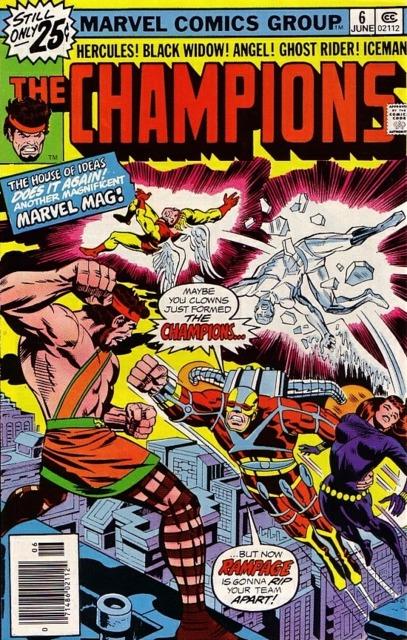 Champions #6 comic cover