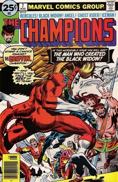 Champions #7 comic cover