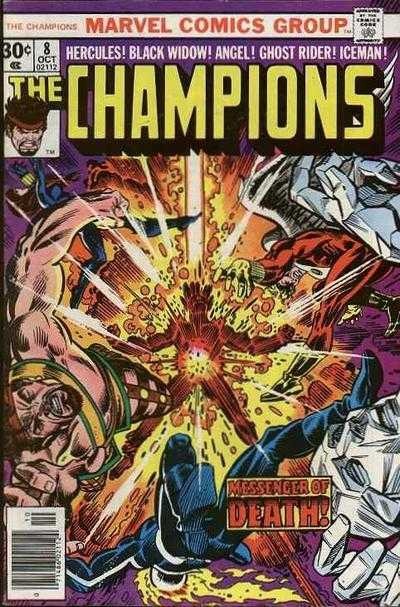 Champions #8 comic cover