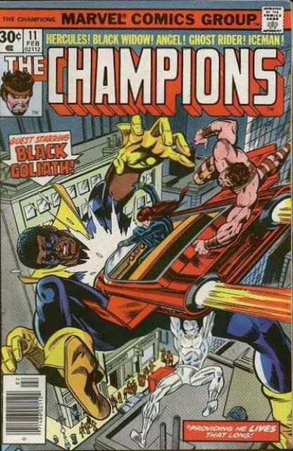 Champions #11 comic cover
