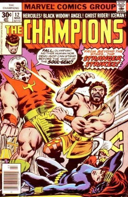 Champions #12 comic cover
