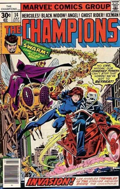 Champions #14 comic cover