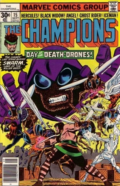 Champions #15 comic cover