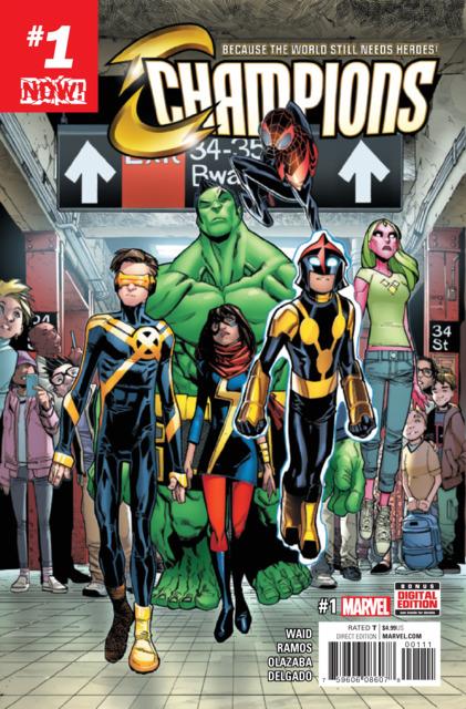 Champions Vol 2 #1 comic cover