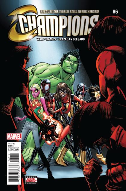 Champions Vol 2 #6 comic cover