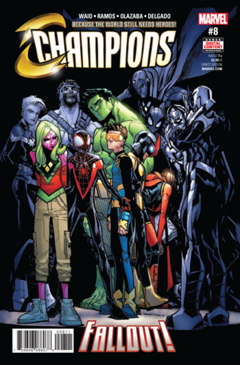 Champions Vol 2 #8 comic cover