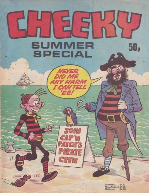 Cheeky Special 1982 comic cover