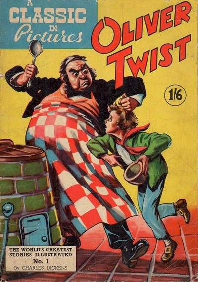 A Classic in Picture #1 Oliver Twist comic cover