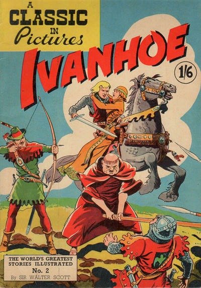 A Classic in Picture #2 Ivanhoe comic cover