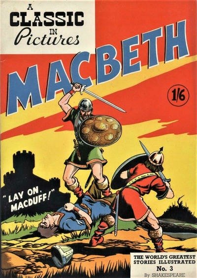 A Classic in Picture #3 Macbeth comic cover