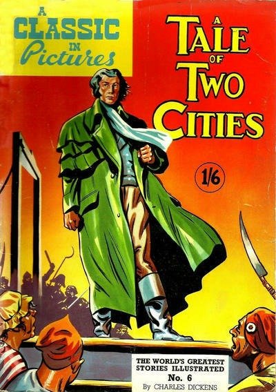 A Classic in Picture #6 A Tale of Two Cities comic cover
