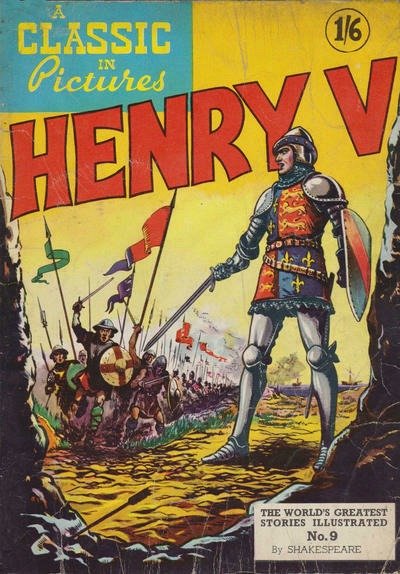 A Classic in Picture #9 Henry V comic cover