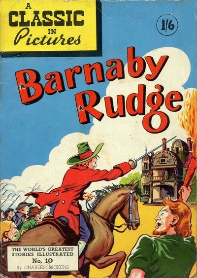 A Classic in Picture #10 Barnaby Rudge comic cover