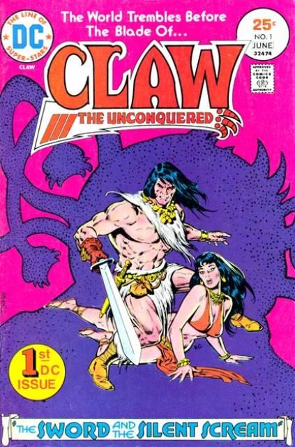 Claw the Unconquered #1 comic cover