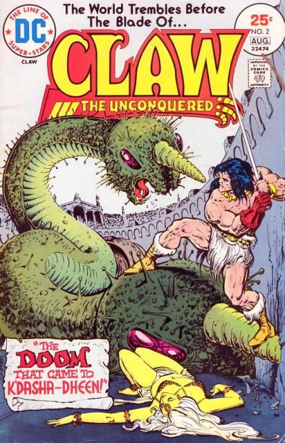 Claw the Unconquered #2 comic cover