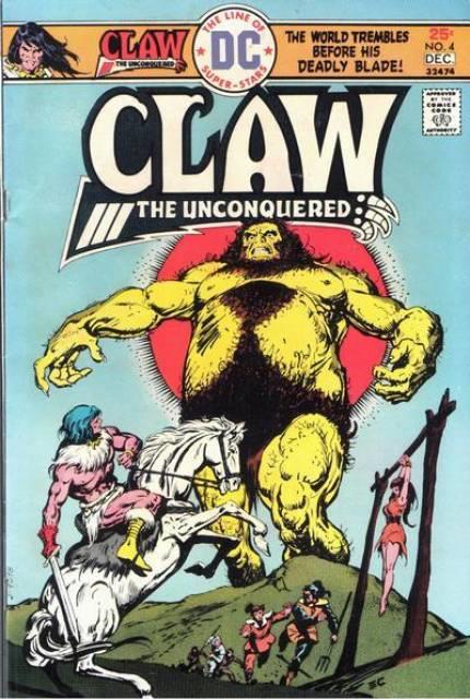 Claw the Unconquered #4 comic cover