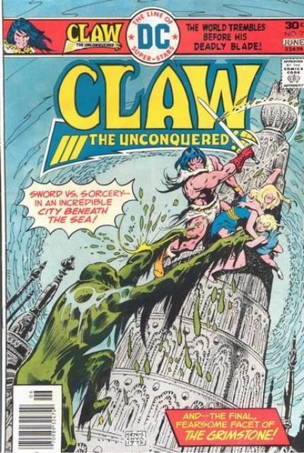 Claw the Unconquered #7 comic cover