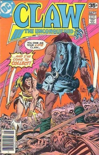 Claw the Unconquered #12 comic cover