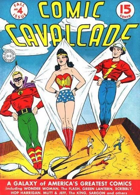 Comic Cavalcade #4 comic cover